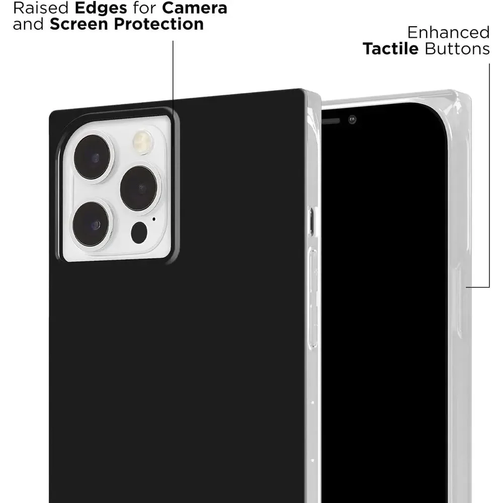 Case-Mate -BLOX, Square Case for iPhone 12 Mini, Slim, Lightweight, Navy